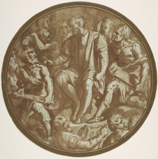 Grand Duke Cosimo I of Tuscany Surrounded by his Artists., ca. 1556-62.