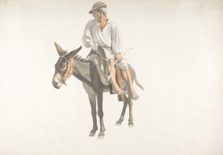 Peasant on a Donkey, ca. 1783-87.
