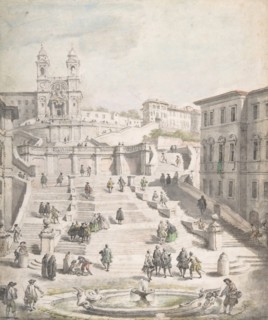 Scalinata della Trinità dei Monti, ca. 1756-58.
