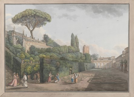 Garden of Palazzo Colonna, ca. 1780.