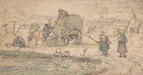 Peasants Loading Hay, ca. 1620s.