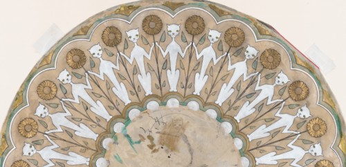 Fan Design with Cats and Sunflowers, ca. 1885-90.