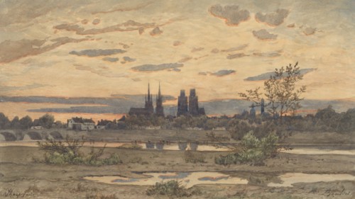 A View of Moulins, ca. 1850-60.