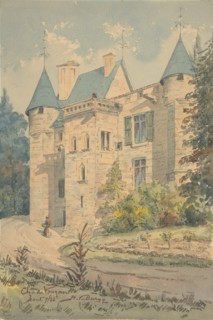 Château de Vouzan, 1888.