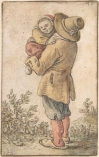 Peasant with Child, 17th century.