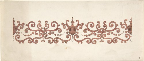 Design for Panel Decoration, 1828-40.