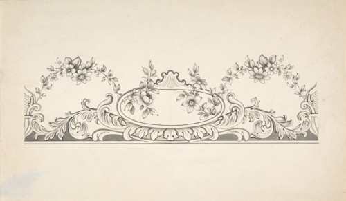 Design for Panel Decoration, 1828-40.