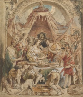 The Banquet of Anthony and Cleopatra, 17th century.