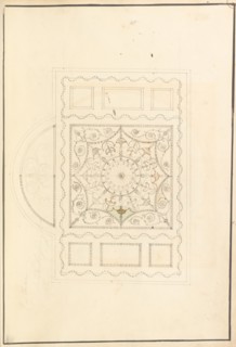 Design for Ceiling of Ladies' Dressing Room at the Pantheon, Oxford Street, London, ca. 1770.