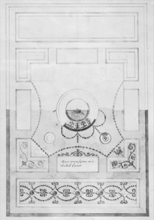 Design for a Dining-room Ceiling at Kelmarsh Hall, Northamptonshire, ca. 1770.