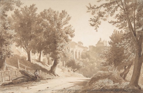 View of Ariccia, 1853.