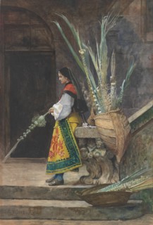 Palm Sunday in Spain, 1873.