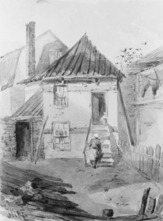 Barracks at Fort Pitt (from Cropsey Album), .