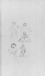 Five Various Figures (from Sketchbook), .