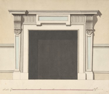 Design for a Chimneypiece, late 18th-early 19th century.