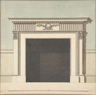 Design for a Chimneypiece, late 18th-early 19th century.