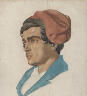 Head Study of a Fisherman from Capri, ca. 1849.
