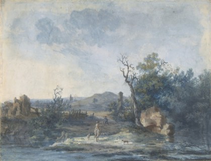 Figures on a Country Road, n.d..