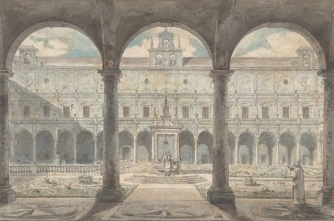 Cloister of the Certosa di San Martino, Naples, ca.1777-1779.