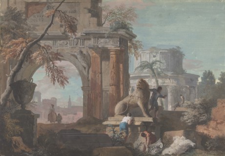 Capriccio with Roman Ruins, ca. 1700-1730.