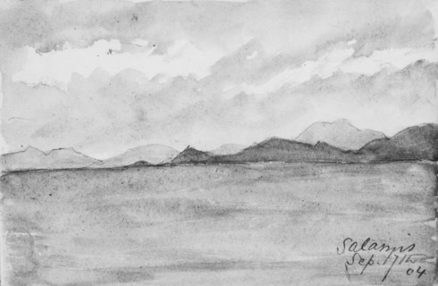 Salamis (from Sketchbook), 1904.