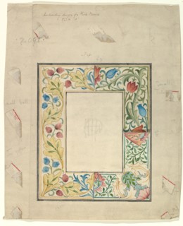 Embroidery Design for a Frame, No. 098, after 1875.