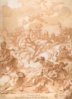An Allegory Comparing Music and Poetry, 1740.