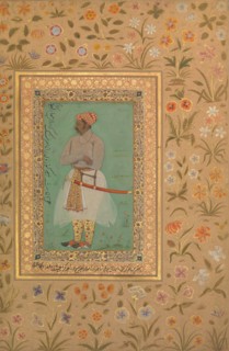 Portrait of Maharaja Bhim Kanwar, Folio from the Shah Jahan Album, verso: ca. 1615-29; recto: ca. 1540.