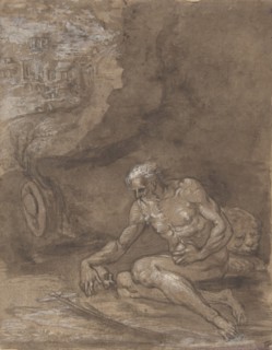 Saint Jerome Praying in a Landscape., 1550-60.