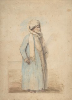 Bearded Man in Oriental Costume, ca. 1780.