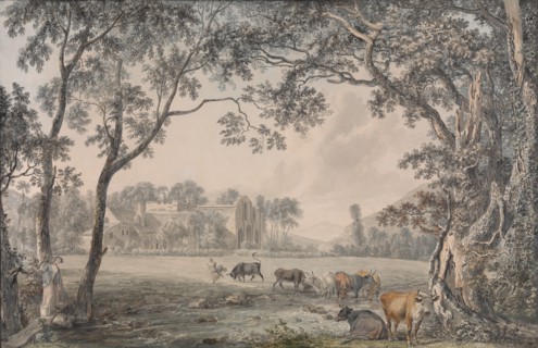 Valle Crucis Abbey, Denbighshire, 1770-79 (?).