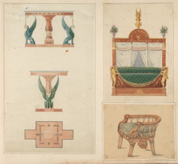 Designs for Furniture, ca. 1800-ca. 1840.