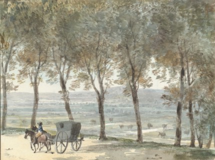 Sketchbook of a Journey to the Château d'Eu, 1811.