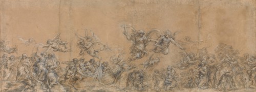Study for Angels Sealing the Foreheads of the Children of Israel in Saint Peter's Basilica, 1652.