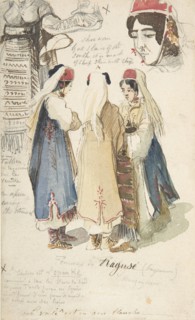Peasant Women from Ragusa, 1848-1866.