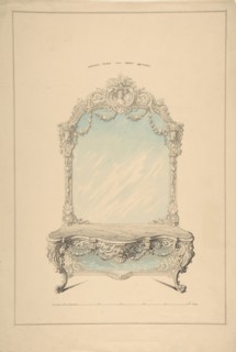 Design for Console Table, 1850-1904.