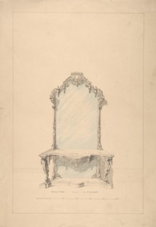 Design for Console Table, 1850-1904.
