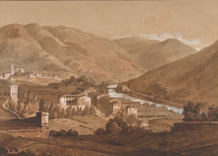 Town in an Alpine Valley, n.d..