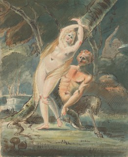 Amymone (?) with a Lecherous Satyr, 1770-80.