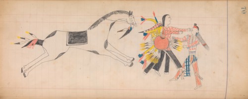 Maffet Ledger: Drawing, ca. 1874-81.