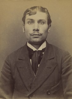 Beaulieu. Henri, Félix, Camille. 23 ans, né le 30/11/70 à Paris Ve. Comptable. Anarchiste. 23/5/94., 1894.