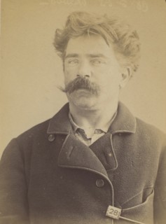 Soulas. Honoré, Jules. 33 ans, né à Chatillon le 10/12/55. Peintre en bâtiment. Anarchiste. 27/5/89. , 1889.