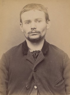 Rochet. Théophile. 24 ans, né à Rennes (Ille-et-Vilaine) le 7/6/69. Cordonnier. Anarchiste. 18/3/94. , 1894.