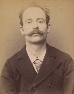 Notelez. Charles, émile. 29 ans, né à Paris XXe. Portefeuilliste. Anarchiste. 26/2/94. , 1894.