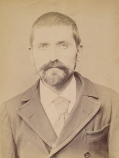 Thirion. Louis, Joseph. 31 ans, né à Autrey (Vosges). Journaliste. Anarchiste. 4/3/94., 1894.