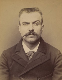 Mathon. Louis Marius. 30 ans, né à St Andiolle (Ardèche). Ferblantier. Anarchiste. 26/2/94., 1894.