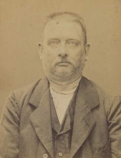 Baumester. Augustin, Etienne. 49 ans, né le 16/1/45 à Paris VIe. Décorateur. Anarchiste. 2/7/94., 1894.