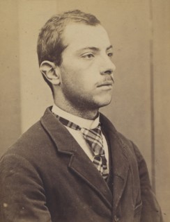 Spanagel. Emile, Ignace. 20 ans, né le 28/2/74 à Paris XVlle. Serrurier. Anarchiste. 7/7/94., 1894.