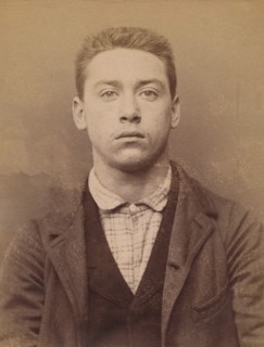 Boulnois. Paul, Cyprien. 20 ans, né à Paris Ille. Employé de commerce. Anarchiste. 6/3/94., 1894.