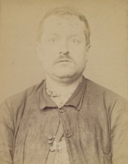 D'Auby. Henri. 48 (ou 49) ans, né à Montmédy (Meuse). Menuisier. Anarchiste. 28/2/94., 1894.